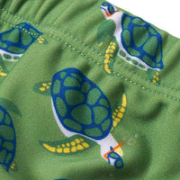 Schwimmwindel mit Blatt-Muster, grün, Gr. 86/92, 1 St