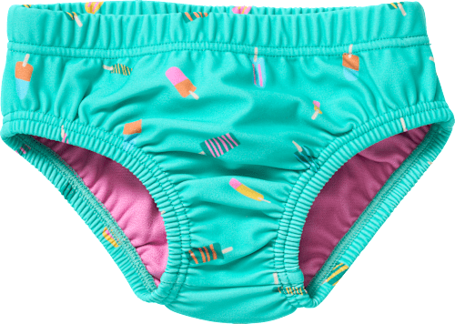 Schwimmwindel mit Eis-Muster, grün, Gr. 86/92, 1 St PUSBLU