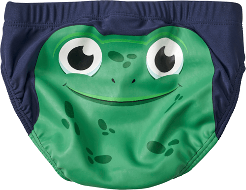 Schwimmwindel mit Frosch-Motiv, blau, Gr. 62/68, 1 St PUSBLU