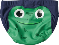 Schwimmwindel mit Frosch-Motiv, blau, Gr. 62/68, 1 St PUSBLU