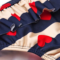 Schwimmwindel mit Herz-Muster, blau, Gr. 74/80, 1 St PUSBLU