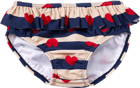 Schwimmwindel mit Herz-Muster, blau, Gr. 74/80, 1 St PUSBLU