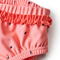 Schwimmwindel mit Melonen-Motiv, rosa, Gr. 74/80, 1 St PUSBLU