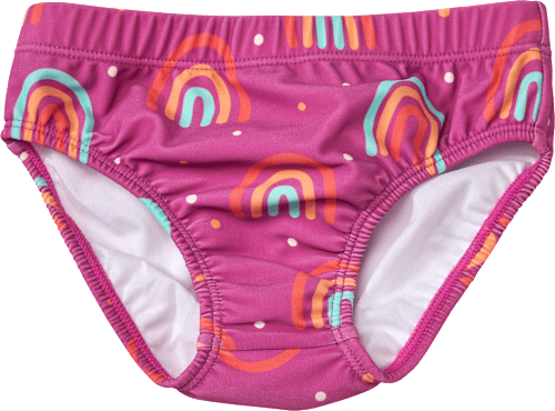 Schwimmwindel mit Regenbogen-Muster, lila, Gr. 86/92, 1 St PUSBLU