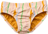Schwimmwindel mit Streifen-Muster, beige, Gr. 86/92, 1 St