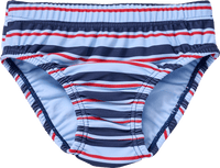 Schwimmwindel mit Streifen-Muster, blau, Gr. 74/80, 1 St