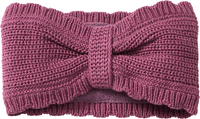 Gebreide hoofdband met voering, paars, maat 54/55, 1 stuk