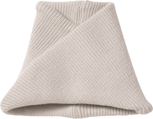 Strick Loop Schal im Twist-Design, grau, 1 St