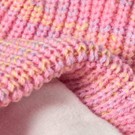 Strickmütze, rosa, Gr. 54/55, 1 St