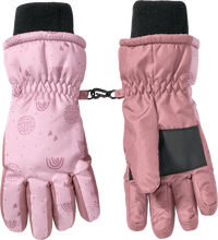 PUSBLU Thermofingerhandschuh mit Regenbogen-Muster, lila, Gr. 4, 1 St