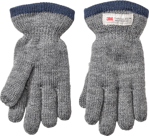 Thermohandschuhe, grau, Gr. 3, 1 St