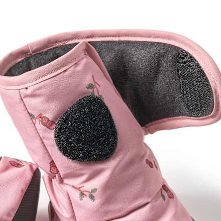 Thermoschuhe mit floralem Muster, rosa, 6-12 Monate
