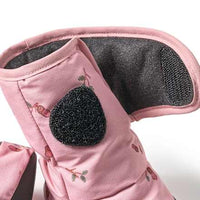 Thermoschuhe mit floralem Muster, rosa, 6-12 Monate