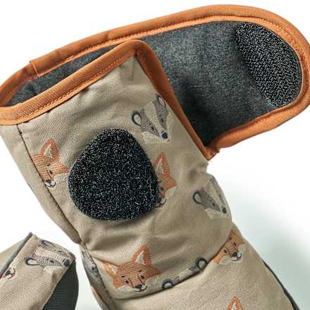 Thermoschuhe mit Fuchs-Muster, braun, 6-12 Monate