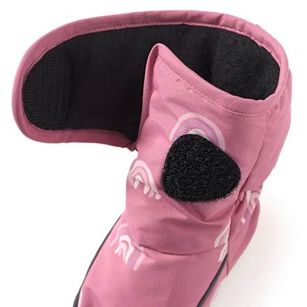 Thermoschuhe mit Regenbogen-Muster, rosa, 6 - 12 Monate, 1 St PUSBLU