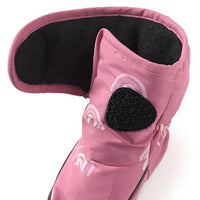 Thermoschuhe mit Regenbogen-Muster, rosa, 6 - 12 Monate, 1 St PUSBLU