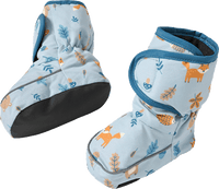 Thermoschuhe mit Waldtier-Muster, blau, 6 - 12 Monate, 1 St PUSBLU