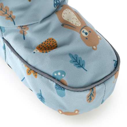 Thermoschuhe mit Waldtier-Muster, blau, 6 - 12 Monate, 1 St PUSBLU