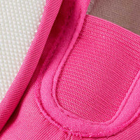 Gymnastiekslippers, roze, maat 23/24, 1 stuk