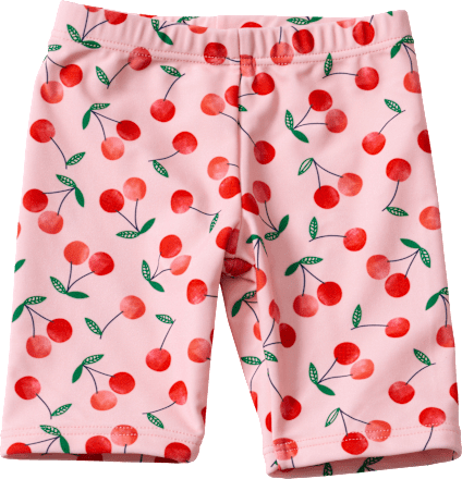 UV Badehose mit Kirsch-Muster, rosa, Gr. 122/128, 1 St PUSBLU