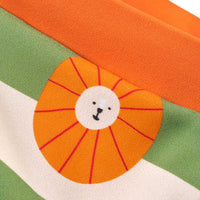 UV Badehose mit Löwen-Muster, grün & orange, Gr. 110/116, 1 St