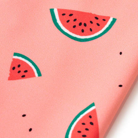 UV Badehose mit Melonen-Muster, rosa, Gr. 122/128, 1 St PUSBLU