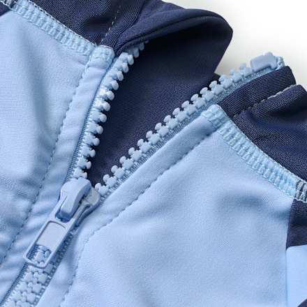 UV Badeoverall mit Streifen-Muster & Anker-Motiv, blau, Gr., 1 St