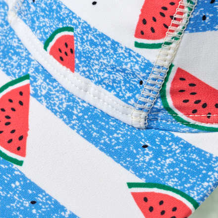 UV Mütze mit Melonen-Muster, blau, Gr. 52/53, 1 St PUSBLU