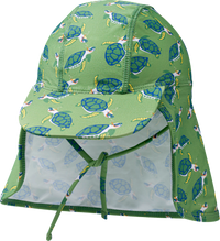 UV Mütze mit Schildkröten-Muster, grün, Gr. 50/51, 1 St