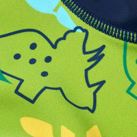 UV Shirt mit Dino-Muster, grün & blau, Gr. 62/68, 1 St PUSBLU