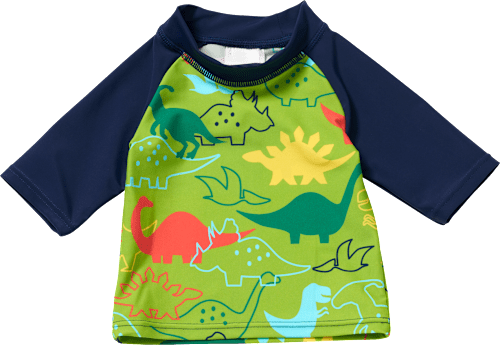 UV Shirt mit Dino-Muster, grün & blau, Gr. 62/68, 1 St PUSBLU