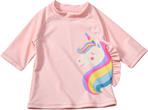 UV Shirt mit Einhorn-Motiv & 3D-Applikation, rosa, Gr. 98/104, 1 St