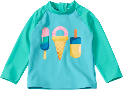 UV Shirt mit Eis-Motiv, blau, Gr. 98/104, 1 St PUSBLU
