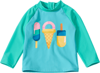UV Shirt mit Eis-Motiv, blau, Gr. 98/104, 1 St PUSBLU