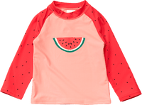 UV-Shirt mit Melonen-Motiv, rosa, Gr. 122/128, 1 St PUSBLU