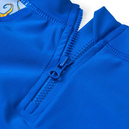 UV Shirt mit Oktopus-Motiv, blau, Gr. 98/104, 1 St