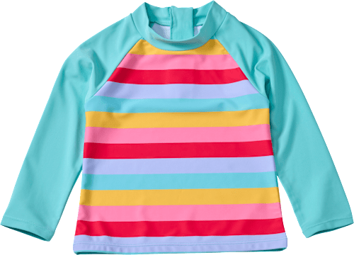 UV Shirt mit Streifen-Muster, bunt, Gr. 122/128, 1 St