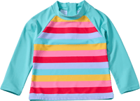 PUSBLU UV Shirt mit Streifen-Muster, bunt, Gr. 98/104, 1 St