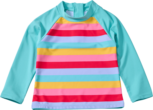 T-shirt anti-UV PUSBLU à motif rayé, multicolore, taille 98/104, 1 pièce