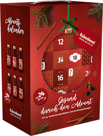Adventskalender 2025 - gesund durch den Advent, 3 l Rabenhorst