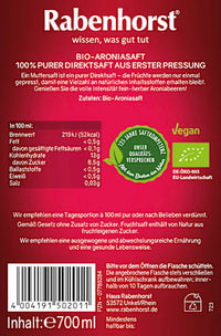 Direktsaft, Aronia, 700 ml