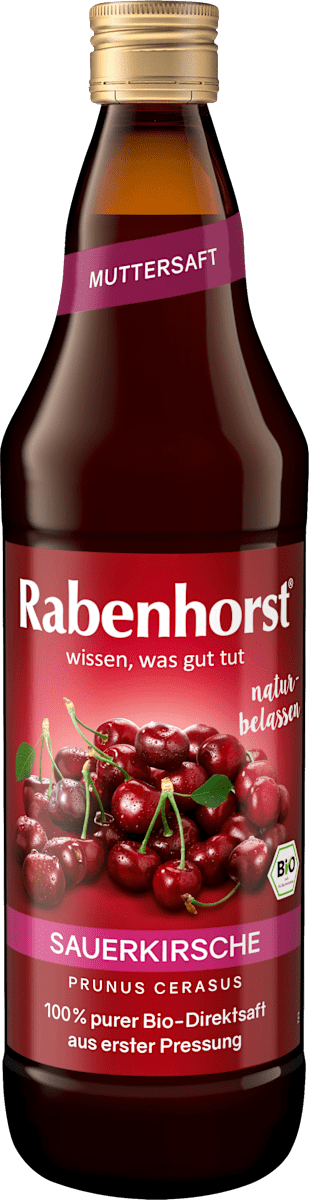 Jus pur Rabenhorst, cerise acidulée, 700 ml