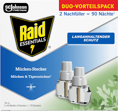 Mückenstecker 2 x 45 Nächte Nachfüllpack (2 Stück), 64 ml