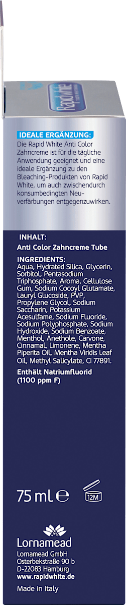 Zahnpasta Anti Color, 75 ml