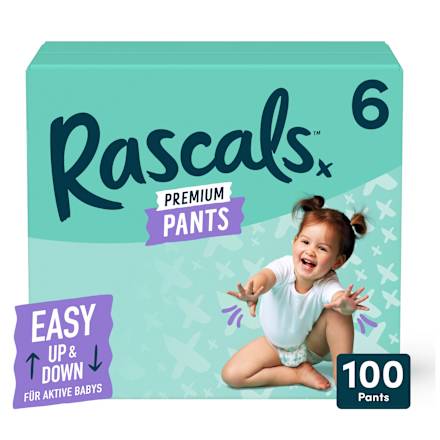 BabyPants Gr. 6 (15-20 kg) Monatsbox, 100 St Rascals