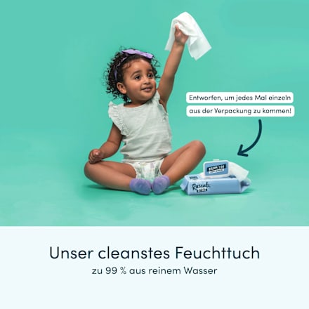 Feuchttücher Premium 99 % Wasser (3x48 St), 144 St