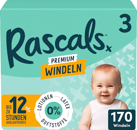 Windeln Premium Gr. 3 (6-11 kg), Monatsbox, 170 St
