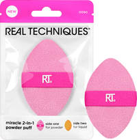 Make-up Schwamm 2in1 Powder Puff, 1 St REAL TECHNIQUES