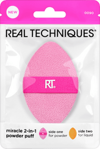 Make-up Schwamm 2in1 Powder Puff, 1 St REAL TECHNIQUES