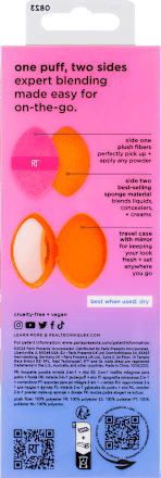Miracle 2in11 Powder Puff + Case Set 2tlg, 1 St REAL TECHNIQUES